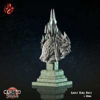 Ghost King Bust: Crippled God Foundry Cursed Souls 3D Resin Print