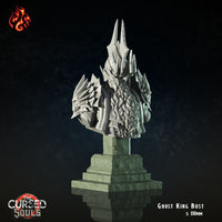 Ghost King Bust: Crippled God Foundry Cursed Souls 3D Resin Print
