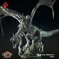 Ghost Dragon with Ghost King: Crippled God Foundry Cursed Souls 3D Resin Print