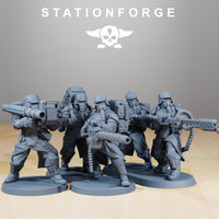 Grim Guard - Armored Squad: StationForge Grim Dark Future 3D Print
