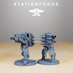 Grim Guard - Armored Squad: StationForge Grim Dark Future 3D Print