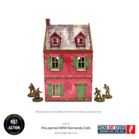 Pre-painted WW2 Normandy Cafe: Warlord Games Bolt Action
