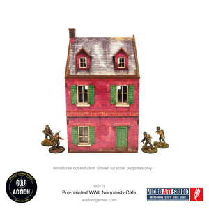 Pre-painted WW2 Normandy Cafe: Warlord Games Bolt Action