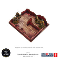 Pre-painted WW2 Normandy Cafe: Warlord Games Bolt Action
