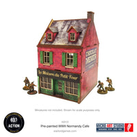 Pre-painted WW2 Normandy Cafe: Warlord Games Bolt Action
