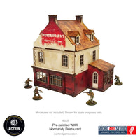 Pre-painted WW2 Normandy Restaurant: Warlord Games Bolt Action
