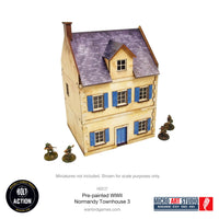 Pre-painted WW2 Normandy Townhouse 3: Warlord Games Bolt Action
