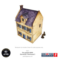 Pre-painted WW2 Normandy Townhouse 3: Warlord Games Bolt Action
