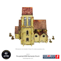 Pre-Painted WW2 Normandy Church: Warlord Games Bolt Action
