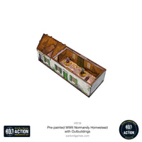 PRE-PAINTED WWII NORMANDY HOMESTEAD WITH OUTBUILDINGS WG Bolt Action
