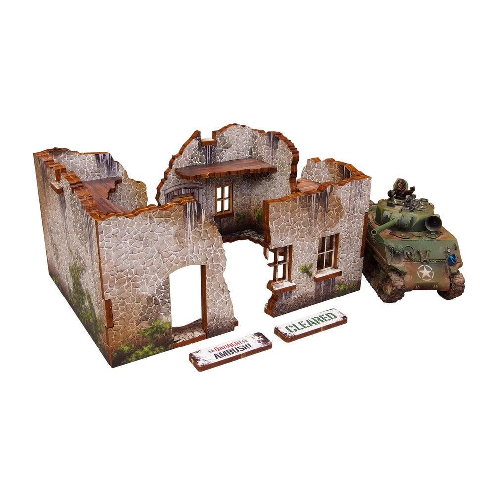 PRE-PAINTED WWII RUINS 1 Warlord Games Bolt Action