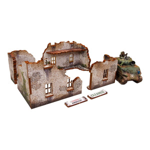 PRE-PAINTED WWII RUINS 2 Warlord Games Bolt Action