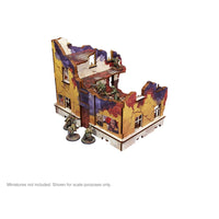 Pre-Painted WW2 Ostfront Stalingrad School Right with 3rd Floor: Warlord Games Terrain
