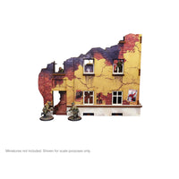 Pre-Painted WW2 Ostfront Stalingrad School Right with 3rd Floor: Warlord Games Terrain
