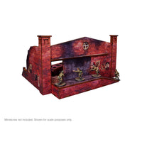 Pre-Painted WW2 Ostfront Stalingrad Factory Back with Ramp: Warlord Games Terrain
