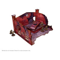 Pre-Painted WW2 Ostfront Stalingrad Factory Back with Ramp: Warlord Games Terrain
