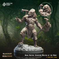 Krag Vad’or, Zyraxian Master of the Hunt: Crippled God Foundry Grim Dark Future 3D Print
