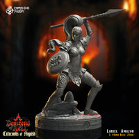 Lariel, the Amazon (Brave Hero): Crippled God Foundry Age of Fantasy 3D Print
