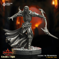 Lazarus, the Necromancer (Brave Hero): Crippled God Foundry Age of Fantasy 3D Print
