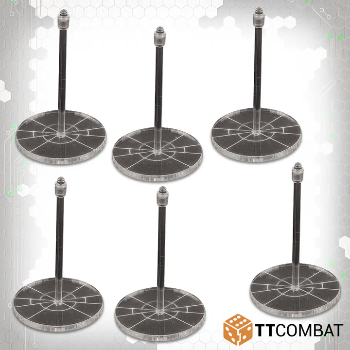 Medium Clear Base Pack: TT Combat Dropfleet Commander | Tabletop Heaven
