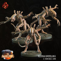 Nilvorax Broodlings: Crippled God Foundry Grim Dark Future 3D Print
