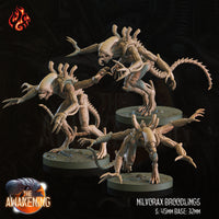 Nilvorax Broodlings: Crippled God Foundry Grim Dark Future 3D Print
