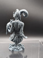 Faun Fantasy Bust: Printomancer 8K Resolution Resin 3D Print
