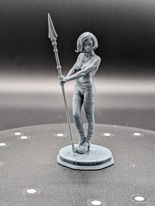 Zarina Human Standing: Female Miniatures 3D Resin Print