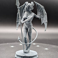 Zarina Succubus Standing: Female Miniatures 3D Resin Print