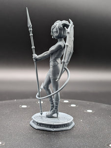 Zarina Succubus Standing: Female Miniatures 3D Resin Print