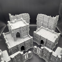 Full Tournament Table Terrain: Domina Ferrum Grim Dark Imperial 3D Printed Scenery