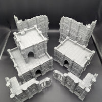 Full Tournament Table Terrain: Domina Ferrum Grim Dark Imperial 3D Printed Scenery