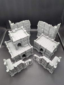 Full Tournament Table Terrain: Domina Ferrum Grim Dark Imperial 3D Printed Scenery