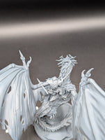 Lanceritros Frostbound Wyvrn: Parasite Collectables Dragon Souls Resin 3D Print
