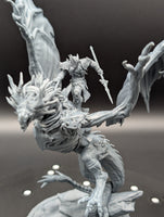 Lanceritros Frostbound Wyvrn: Parasite Collectables Dragon Souls Resin 3D Print
