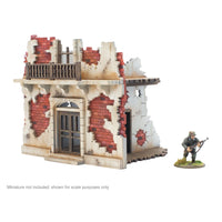 Single Story Building Facade: Warlord Games Terrain
