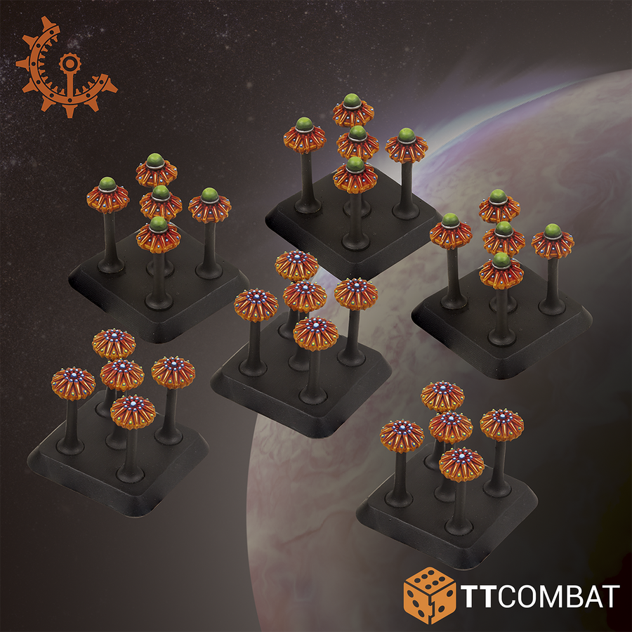 Shaltari Mines TT Combat DropFleet Commander | Tabletop Heaven