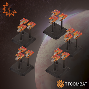 Shaltari Fireships TT Combat DropFleet Commander | Tabletop Heaven