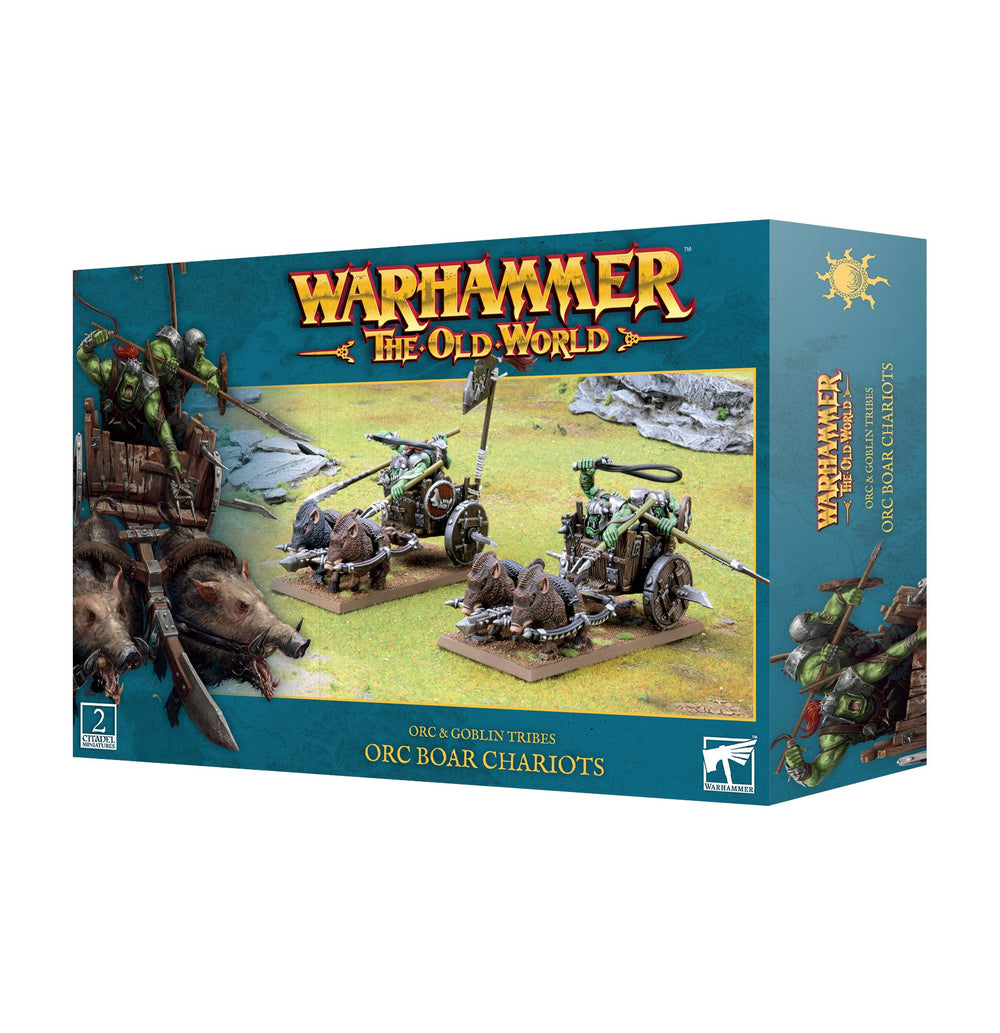 ORC & GOBLIN TRIBES: ORC BOAR CHARIOTS Games Workshop Warhammer Old World