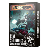 HIVE SECUNDUS GANG TACTICS CARDS Games Workshop Necromunda