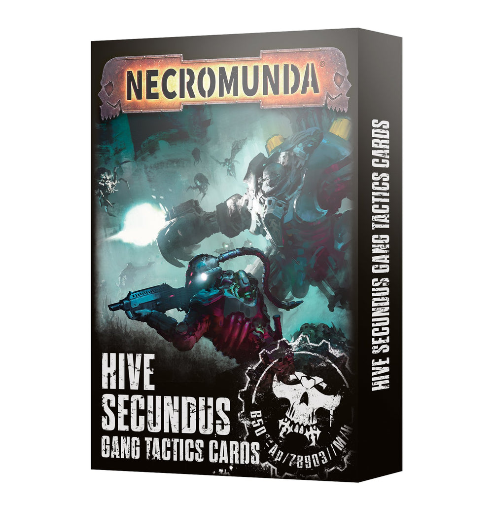 HIVE SECUNDUS GANG TACTICS CARDS Games Workshop Necromunda