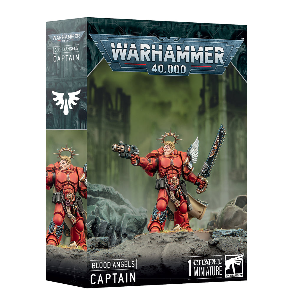 BLOOD ANGELS: CAPTAIN Games Workshop Warhammer 40000 Preorder, Ships 10/19