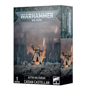 Astra Militarum - Cadian Castellan: Games Workshop Warhammer 40000