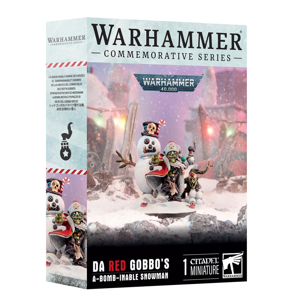 ORKS: DA RED GOBBO'S A-BOMB-INABLE SNOWMAN GW WH 40k Preorder, Ships 11/16