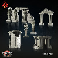 Cursed Souls Terrain Set: Crippled God Foundry Cursed Souls 3D Resin Print
