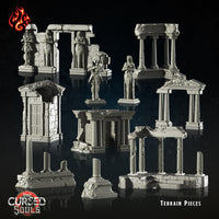 Cursed Souls Terrain Set: Crippled God Foundry Cursed Souls 3D Resin Print