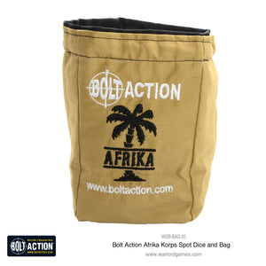 Germany - Afrika Korps Dice Bag: Warlord Games Bolt Action