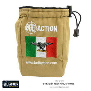 ITALIAN ARMY DICE BAG Warlord Games Bolt Action