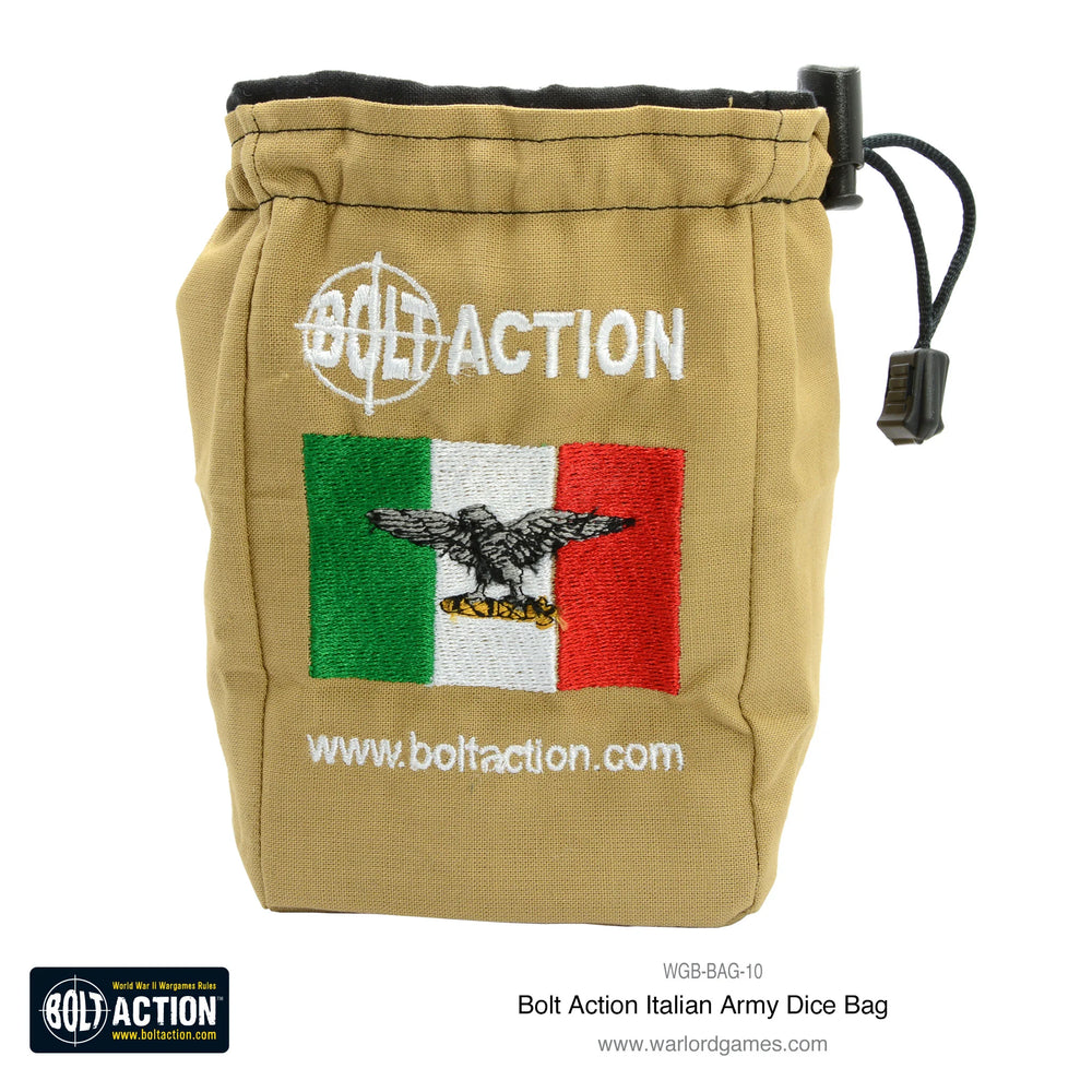 ITALY: ARMY DICE BAG Warlord Games Bolt Action