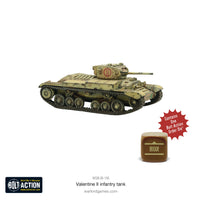 Britain - Valentine II Infantry Tank: Warlord Games Bolt Action
